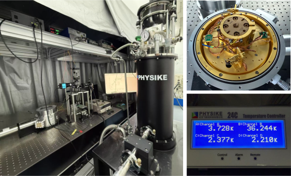 低振動大腔體干式顯微低溫系統(tǒng)安裝成功